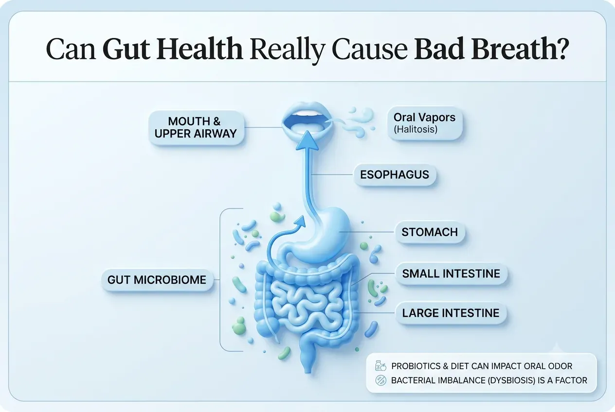 Can Gut Health Really Cause Bad Breath? What the Science Says