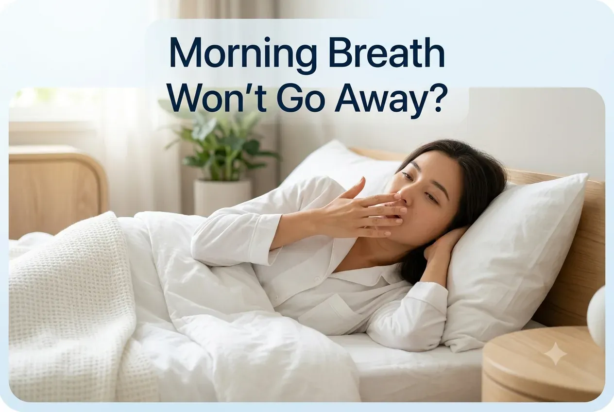Morning Breath Won't Go Away? Here's Why (and When to Worry)